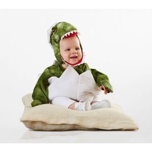 Pottery Barn Kids Baby Green Dinosaur Egg Halloween Costume Size 12-24M